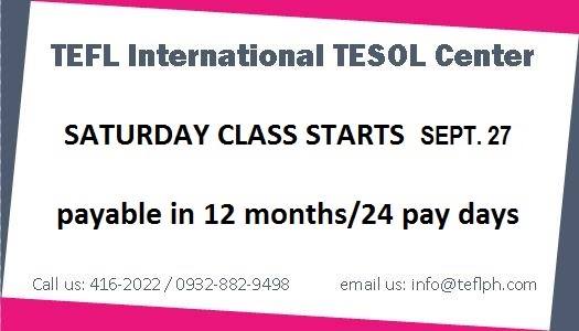 1 image TEFL International weekend classes